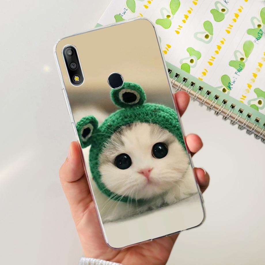 Case for Asus ZenFone Max Pro M2 ZB631KL ZB631KL Capa Soft Silicone Transparent TPU phone Back Mask protecive Cover Jelly Paint