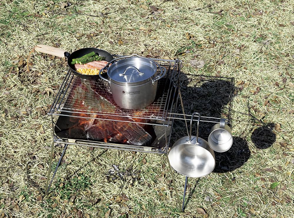 Yokoyama "Clover" 3-Layer Dutch Oven, 15cm (6-inch), with Handle, EJSA-1500