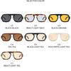 Women's sunglasses, single-beam square-frame sunglasses, men's and women's driving sunglasses