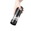 USB Rechargeable Electric Pepper Grinder, Adjustable Coarseness, Kitchen Automatic Black Pepper and Sea Salt Mill.