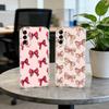 Bowknot Phone Case For SamsungA10,12,20,21S,30,31,40,50,51,52,70,71 Transparent Cover