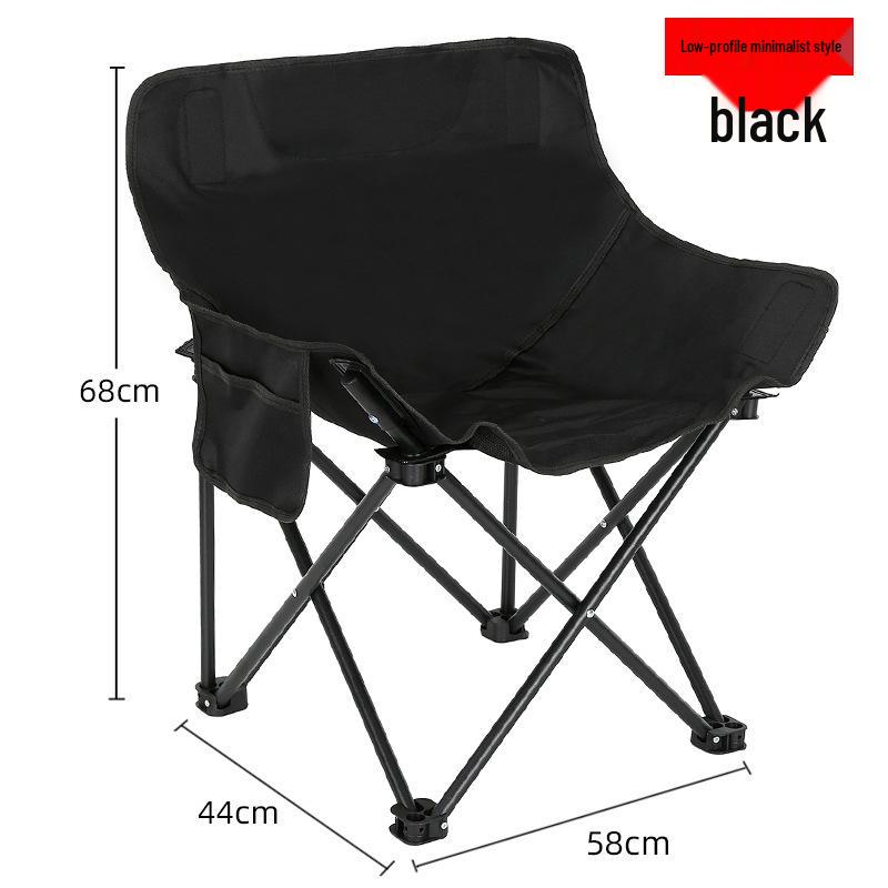 Portable High Back Outdoor Moon Chair for Camping and Beach