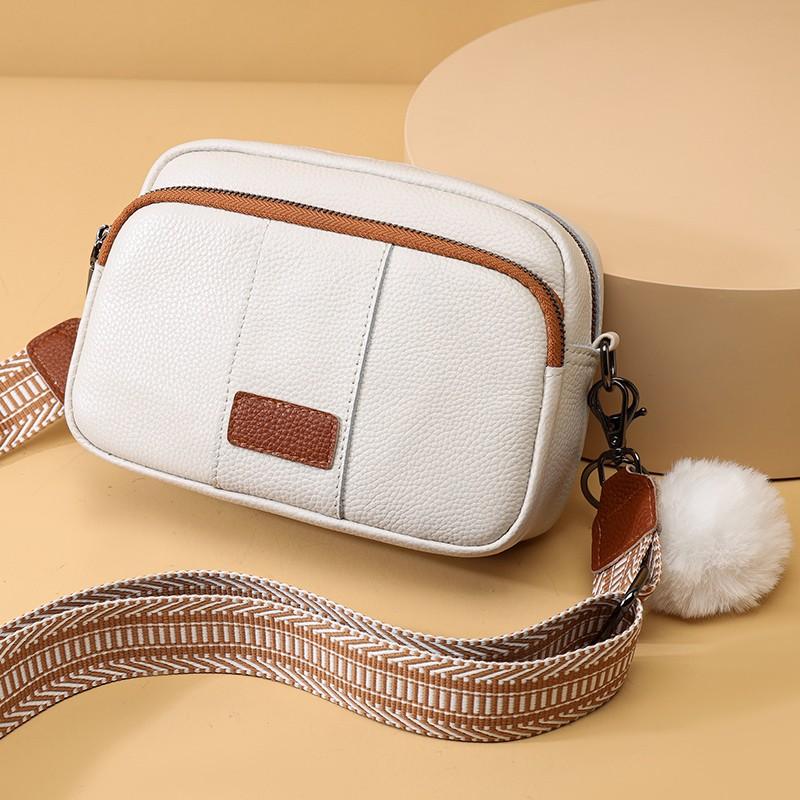 Leather Messenger Bag Women Fashion Handbag Crossbody Bag