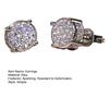 Rhinestone Ear Studs Lightweight Sparkling Stud Earrings Elegant Daily Wear Earrings Jewelry for Women Men Party Accessories
