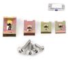 Car U Clip, Automotive U Type Nut Screw Clip Metal Body Panel Clip Interior Trim Fasteners with Stainless Steel Screws Assortment Kit for Motorcycle