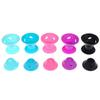 20Pcs Silicone For Hair Curling Rollers Diy Set With Mushroom Bell Shapes Spiral Design Soft Construction Easy Removal Curls