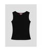 Binpolleidiseu [B. My] Eyelet Sleeveless T-Shirt Black (Bf6442N025)