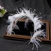 Mori Style Fairy Feather Bridal Headpiece - Versatile Wedding Headband & Beautiful Temperament Accessory