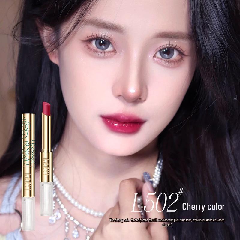 Lan Yi Honey Cordyceps Lipstick: Waterproof, Non-Fading, Non-Stick, Color-Locking Lip Protection.