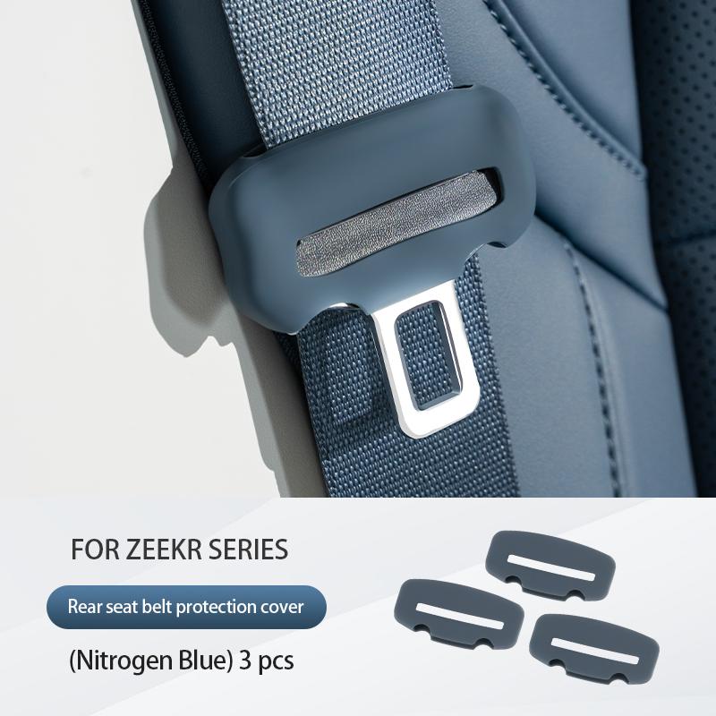 For ZEEKR 001 X belt buckle Silicone Case Snap protector Anti scratch and anti abnormal noise Seat belt interior accessories