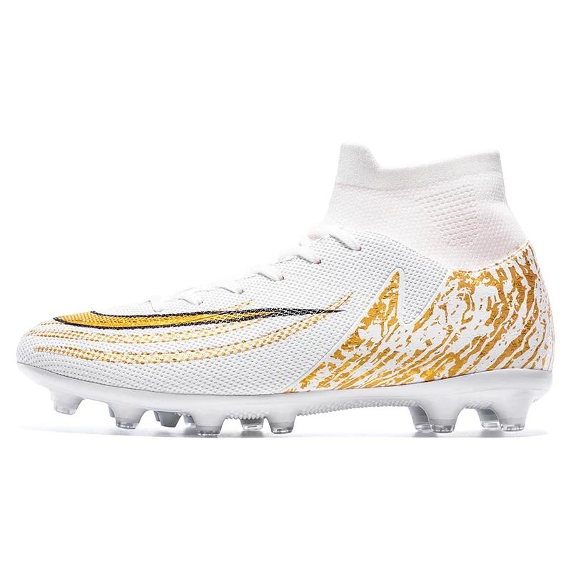 Soccer Shoes for Men Society Original Soccer Shoes Unisex Non-Skid Professional Sports Outdoor Long Spikes Football Field Boots