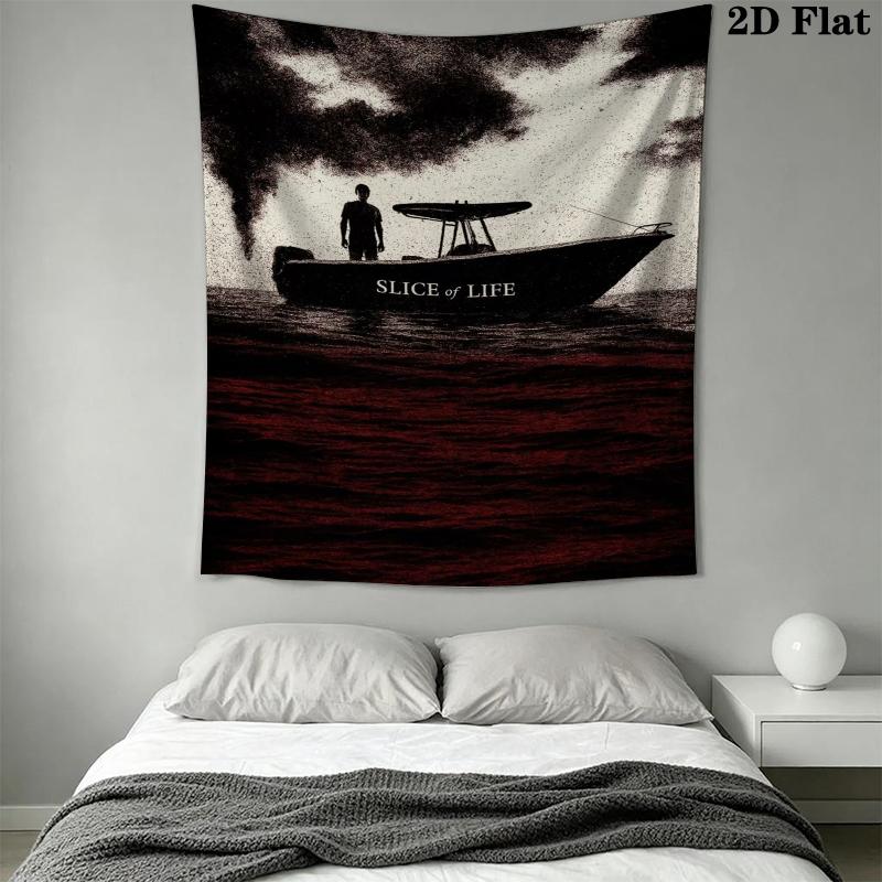 DEXTER Wall Tapestry Aesthetic Wall Hanging Printed Fabric Blanket Decorative Tapestries for Bedroom Living Room Home Decor