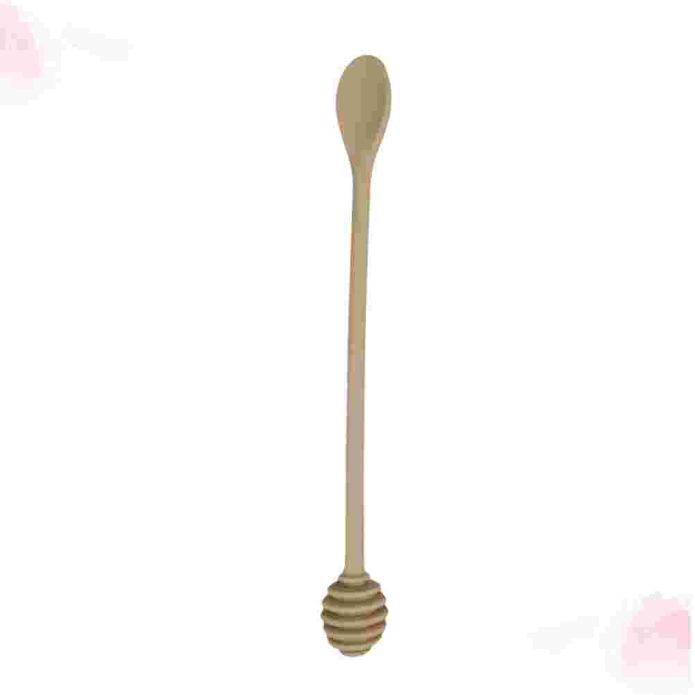Honey Stirring Spoon Mixing Stick Long Handle Spoon Dipper Honey Stick Supplies Honey Kitchen Tools Random Color
