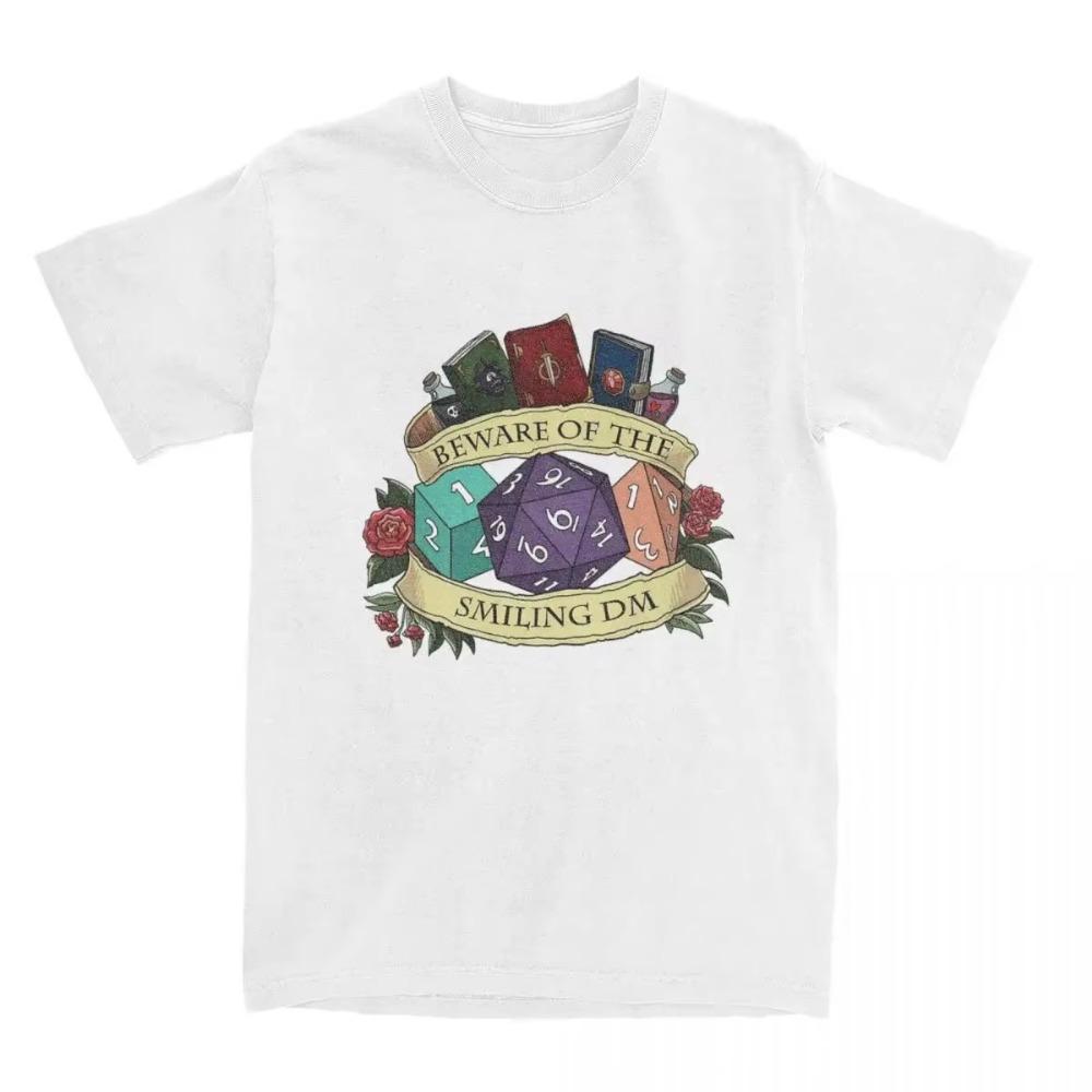 DM Dice D20 Dungeon Dragon Men Women's T Shirt DND Game Apparel Creative Tee Shirt T-Shirt All Seasons Clothes