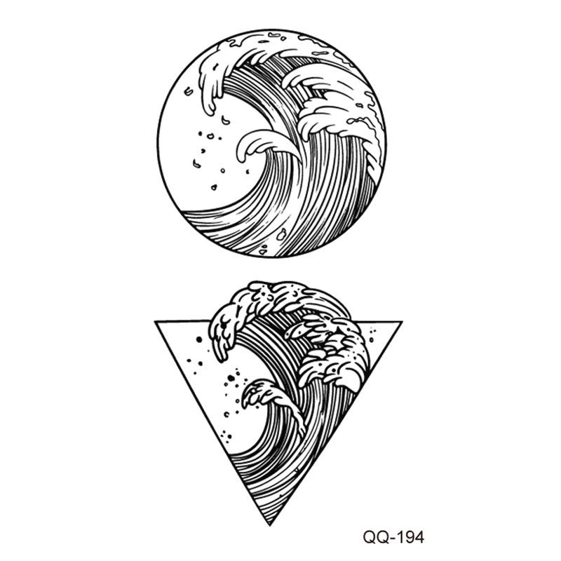 New Style Waterproof Temporary Tattoos: Floral, Butterflies & Lion Designs - Mix & Match Set