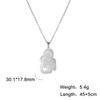 Cazador Lovely Family Pendant Necklaces Mom Dad Children Baby Pregnant Woman Stainless Steel Choker Jewelry Mother Day Gift New