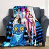 1pc Hunter X Kopo group - Themed Flannel Blanket - Suitable for Bed, Home Decor, Graduation Gifts, Easter, Back to School, ChristmasA79