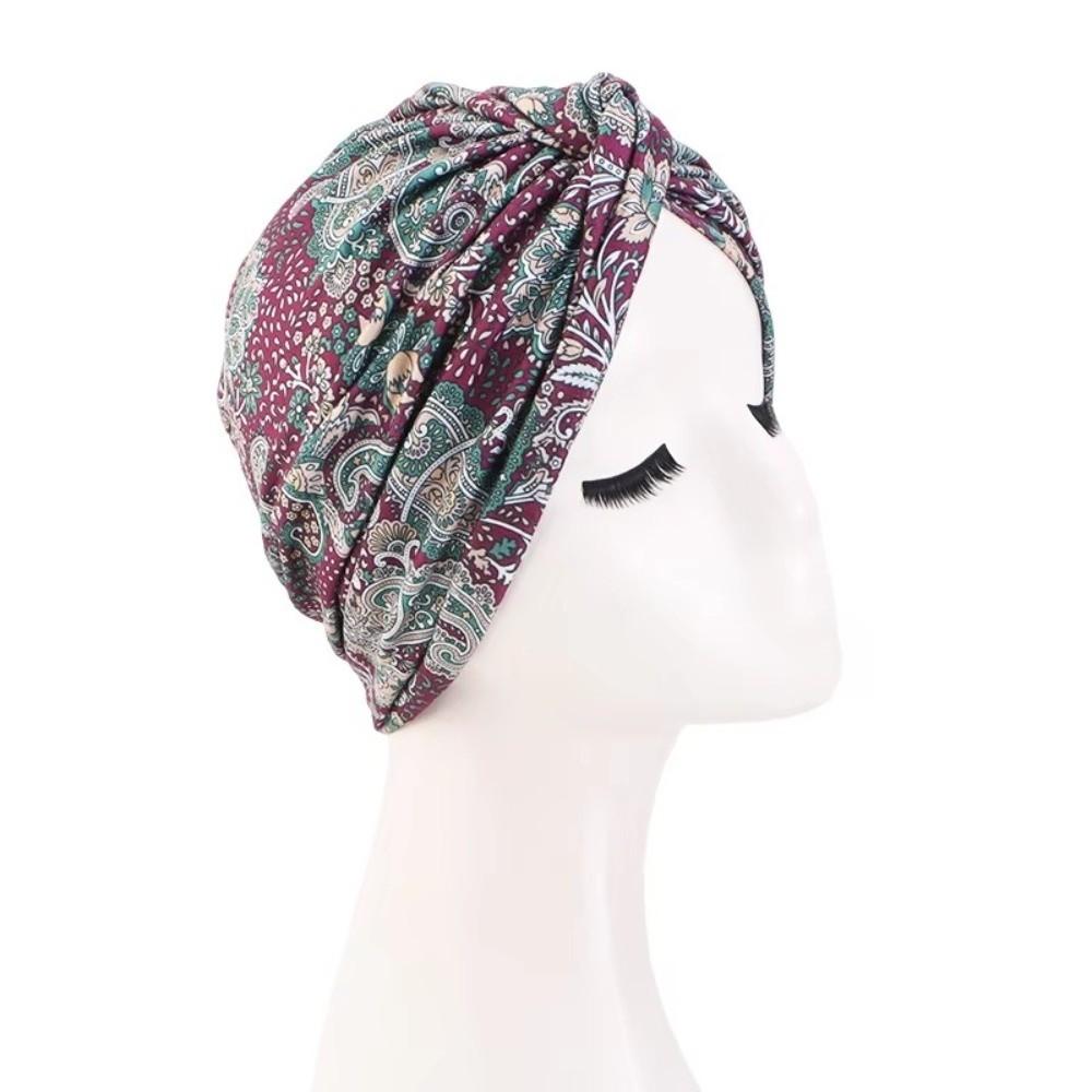 Breathable Hijab Scarf Elastic African Islamic Hair Loss Hat  Chemo Islamic Arab Cap Hat