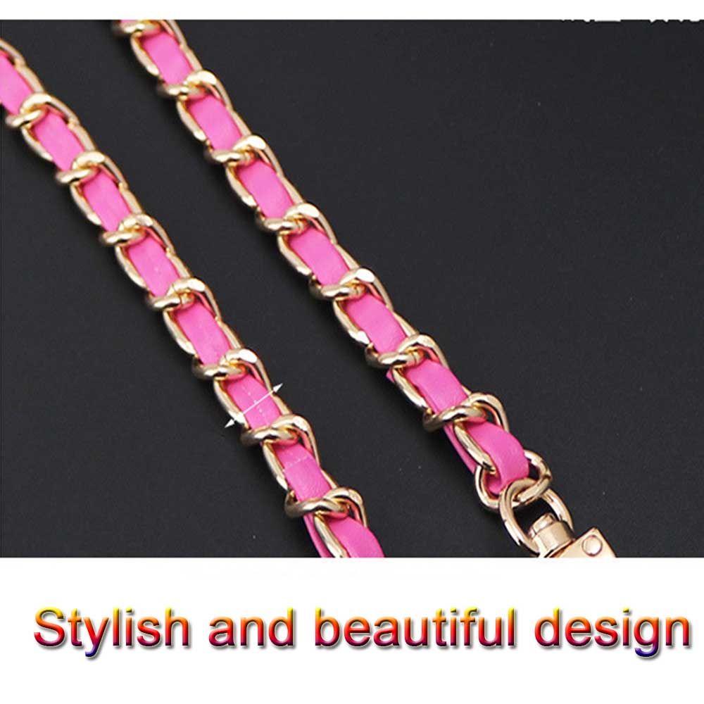 Replaceable Bag Parts Crossbody Bag Belt Metal Purse Strap hardware Bag Chain Leather Bag Strap