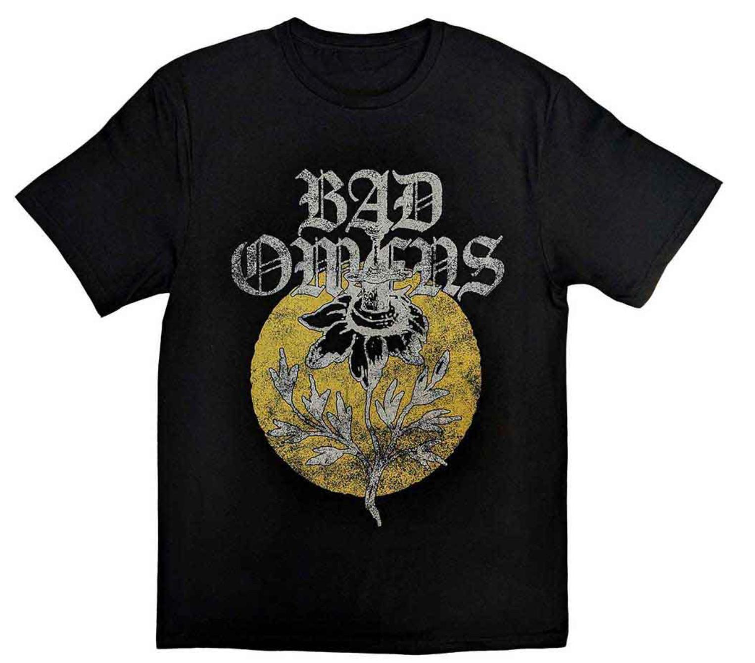 Bad Omens Sunflower Black Unisex T-shirt New Official Metal Merchandise Large XXXXL