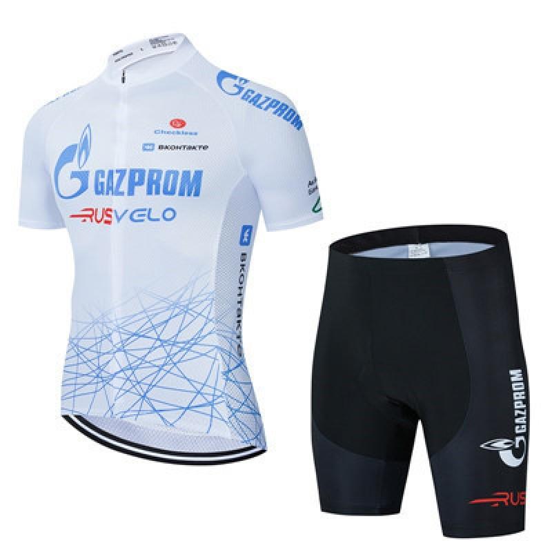 Mens Cycling Jersey Set Short Sleeve Breathable Road Bike Apparel Outdoor Sport Wear