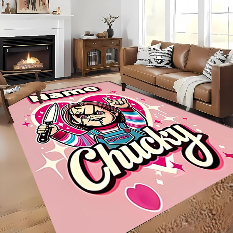 Custom personalization Chucky Area Rug - Perfect For Kitchen, Bathroom,Laundry Room Decor Large Size Available,Gift All Seasons