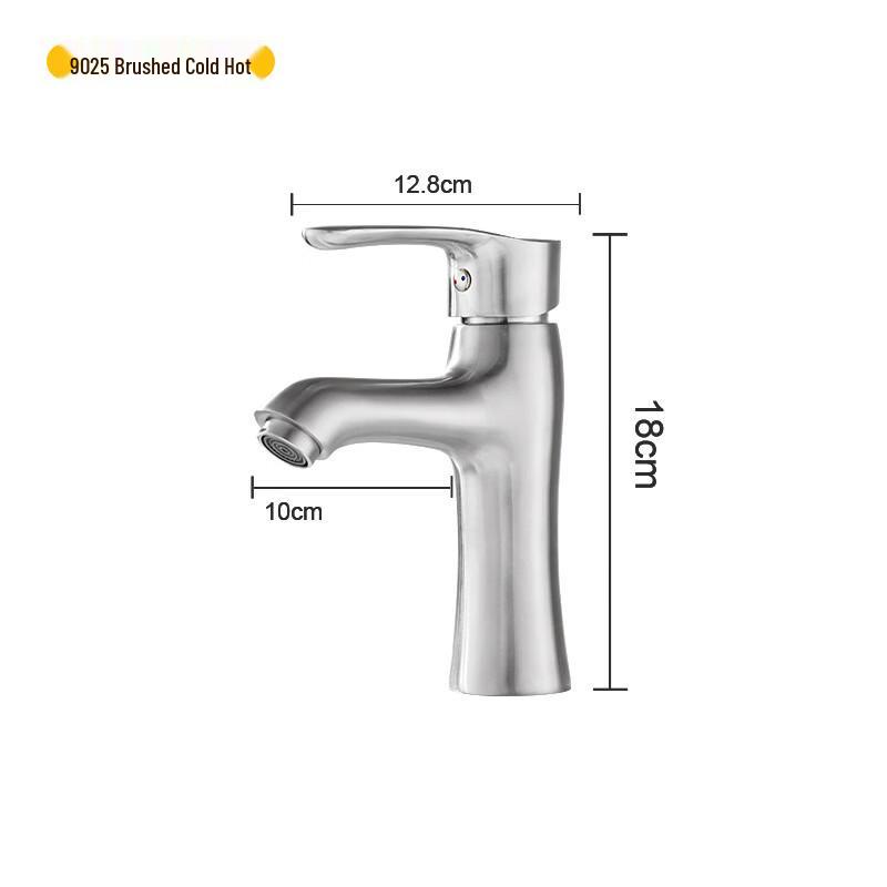 Junshi 304 Stainless Steel Basin Faucet