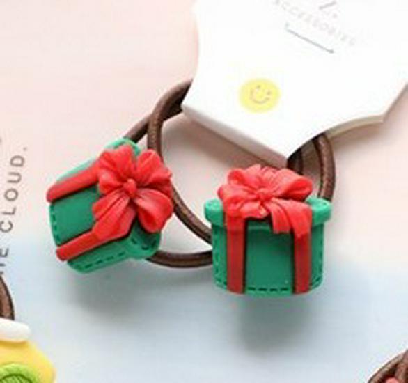 2021 Christmas Santa Claus Hair Ties & Headbands for Kids - Hair-Friendly Accessories