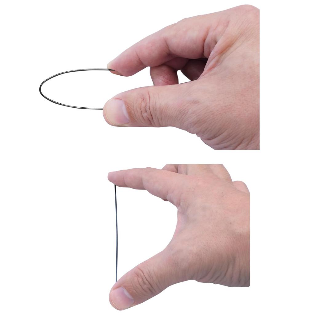 Natec Shape Memory Alloy Superelastic Wire x 1000mm x 4 pieces (Straight) Ni-Ti (Nickel Titanium) 1.0mm Niti1.0-4
