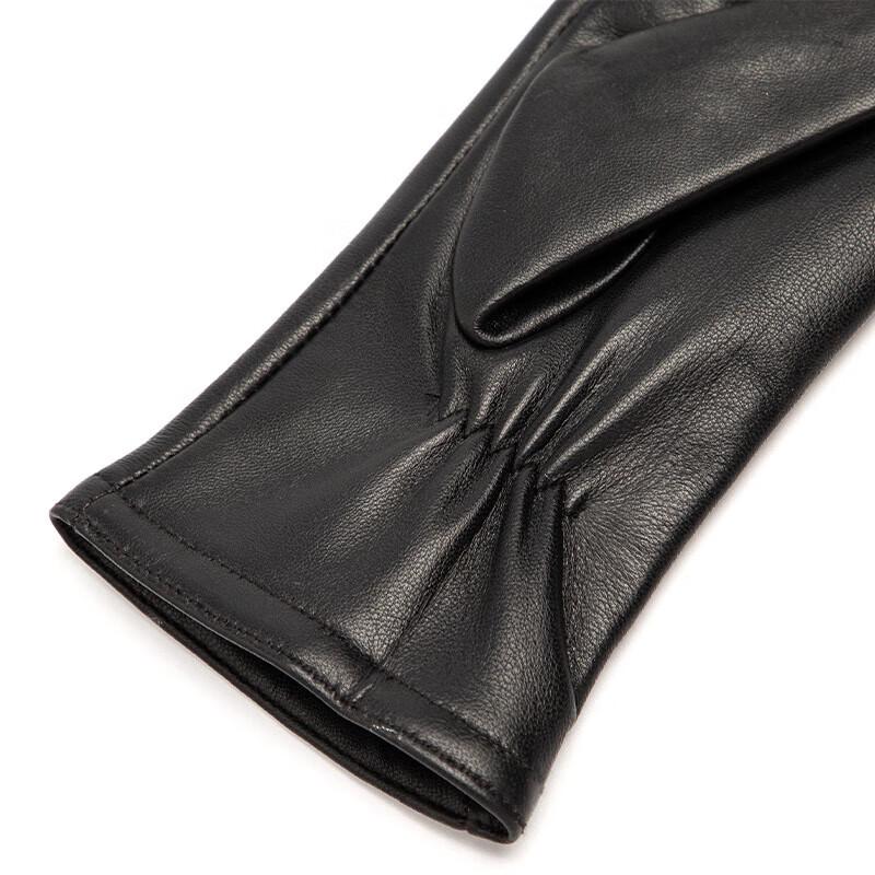 Women's Genuine Goatskin Leather Winter Gloves