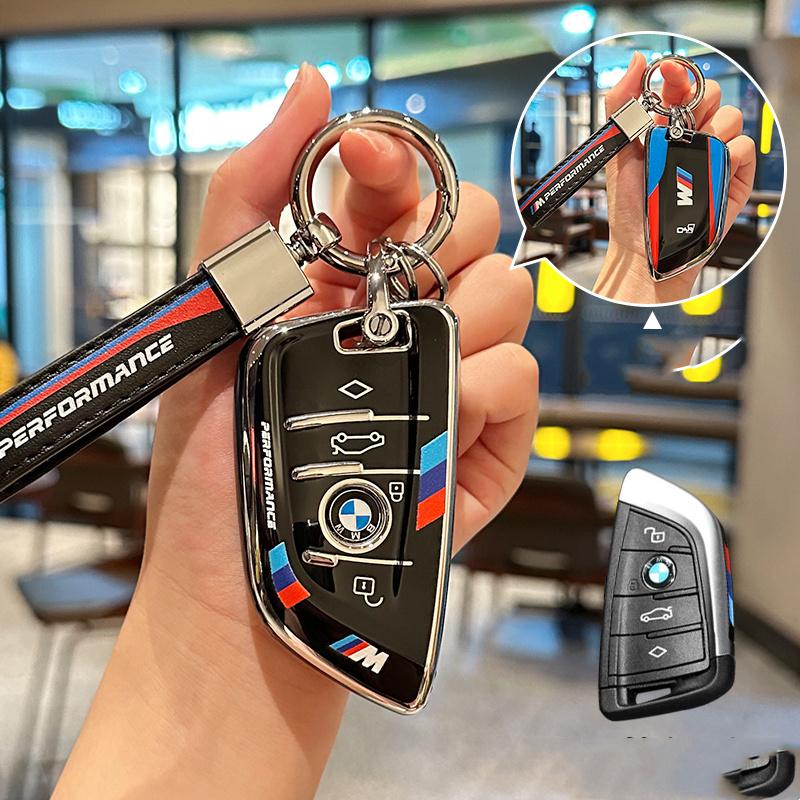 BAGE7 2026 Car Sticker Fashion ABS Car Key Cover Case Shell For BMW 1 2 3 5 7 Series X1 F48 X3 G20 X4 X5 G05 X6 F16 M40i M440i G02 G31