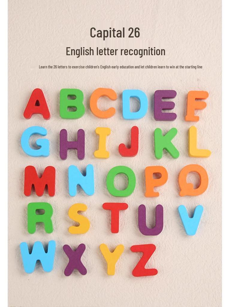 Multifunktionale Buchstaben-Zuordnungs-Puzzleblöcke für die Früherziehung