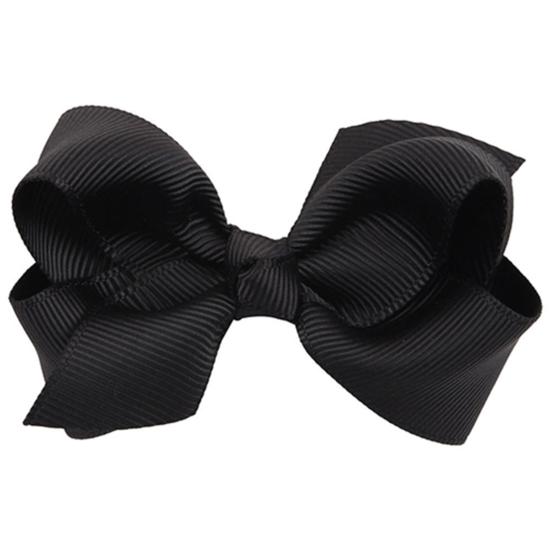 8cm Large Ribbon Bowknot Girl Kid Hair Clip Duckbill Clip Hair Accessory Gift