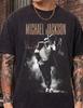 MJ Michael Jackson Billie Jean Graphic 100%Polyester T-shirt 2026 Summer New Men's Women's Y2k Retro Fashion Streetwear Shirt