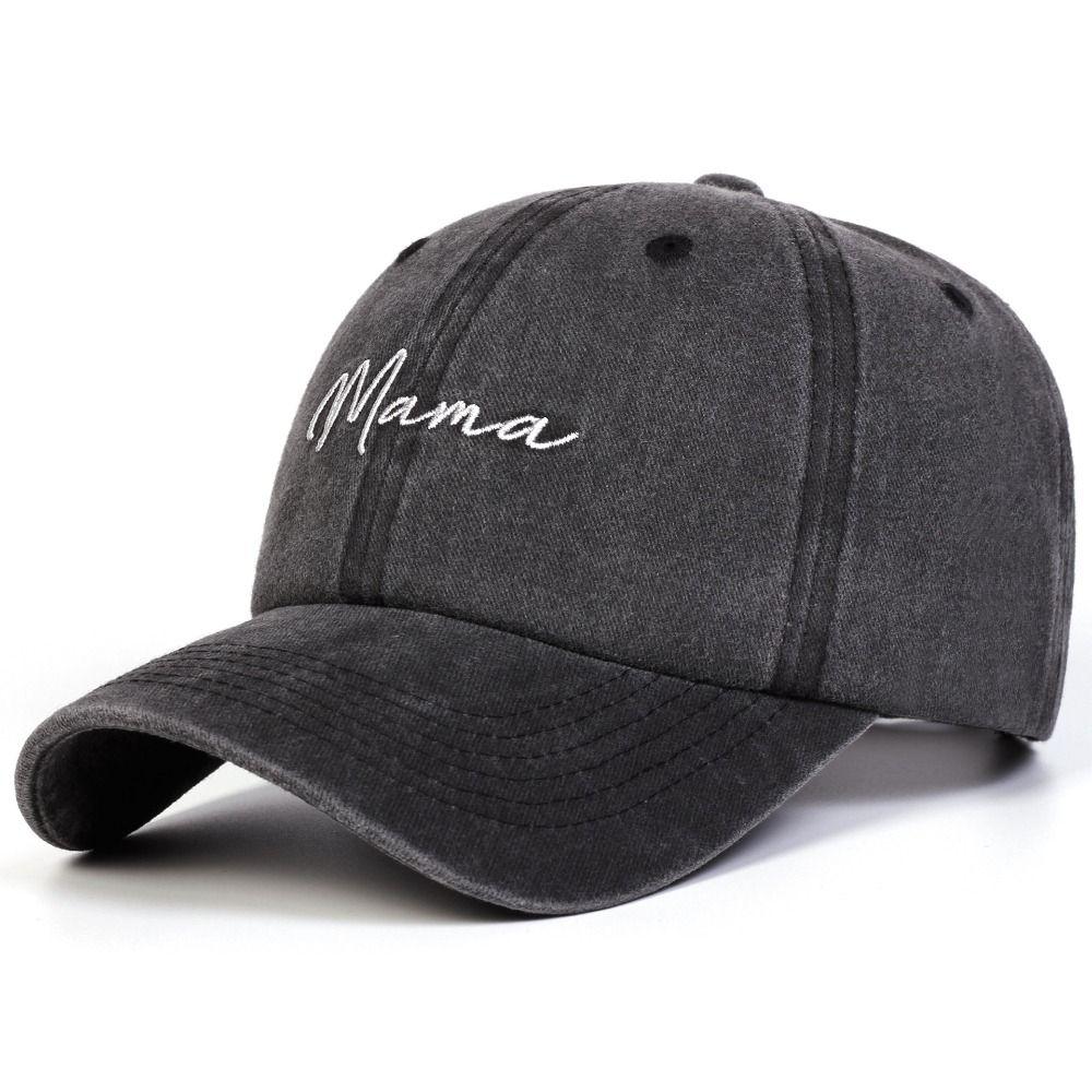 Vintage Parents Couple Baseball Hats Washed Cotton Baseball Cap Fashion Dad Hat  Gift