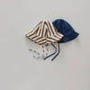 Striped Pattern Double Sided Baby Bucket Hat Breathable Panama Bonnet  Beach