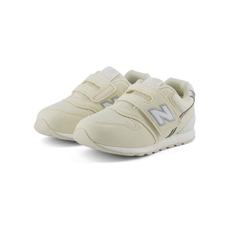 New Balance Shock Absorbing Durable Low Top Walking Shoes Baby Shoes Off-White IZ996BA3