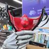Cyber Punk Half Face Mask Mechanical Soldier Mask Cosplay Costumes Halloween Carnival Comic-Con Mask Party Bar Coser Props Gift
