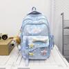 Middle School Student Schoolbag Stars Print Women's Backpack Water-Repellent Large Capacity Student Backpack