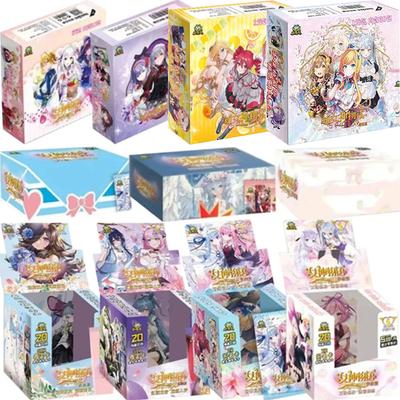 Nowa Karta Bogini Historia Rozdział Fufeng Kolorowa FlashCard Kolekcja Postaci z Anime Gry Karciane Zabawki Prezenty dla Dzieci