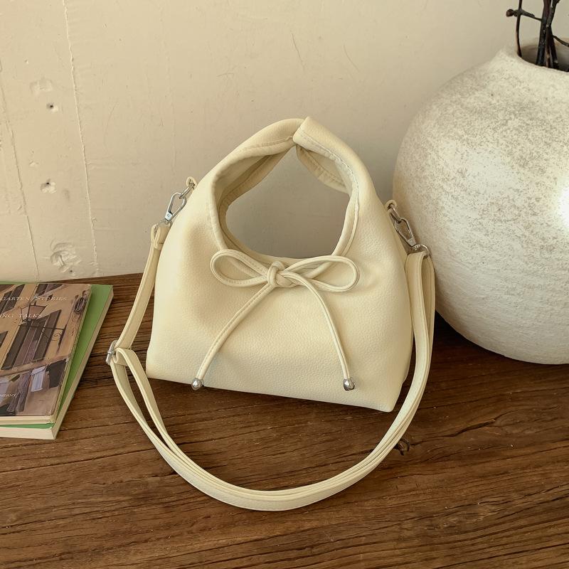 Сумки Женские сумки Текстурированные сумки-мессенджеры Женские зимние новинки Простые женские плечевые сумки для commuters белый