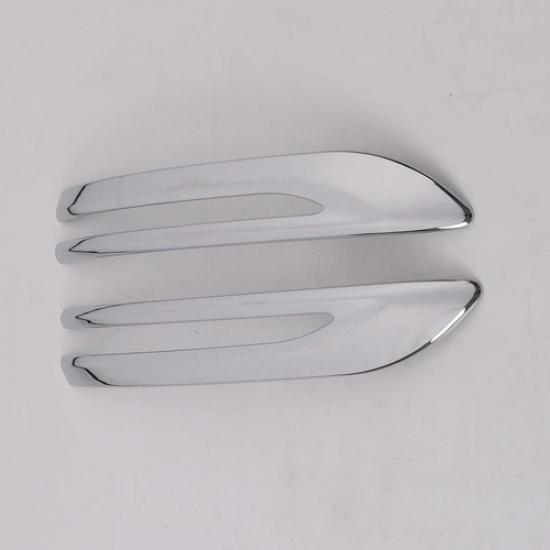 Rearview Mirror Frame Stripe Cover Trim For 2016- Nissan Kicks 2pcs Chrome