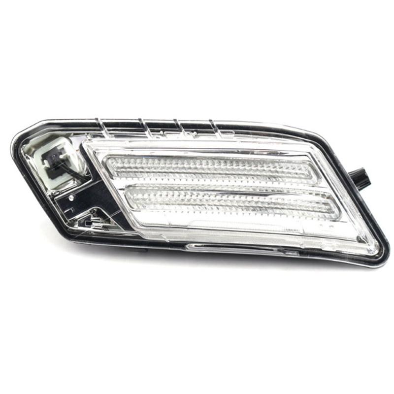 Car Front Bumper Bar Light LED Turn Signal Indicator Light Fog Light for Volvo XC60 2008-2013 As Shown Left