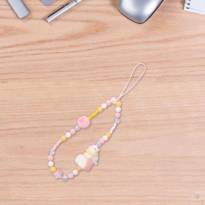 Beaded Phone Case Wrist Strap Stylish Chain Multifunctional Lightweight Handbag Pendant
