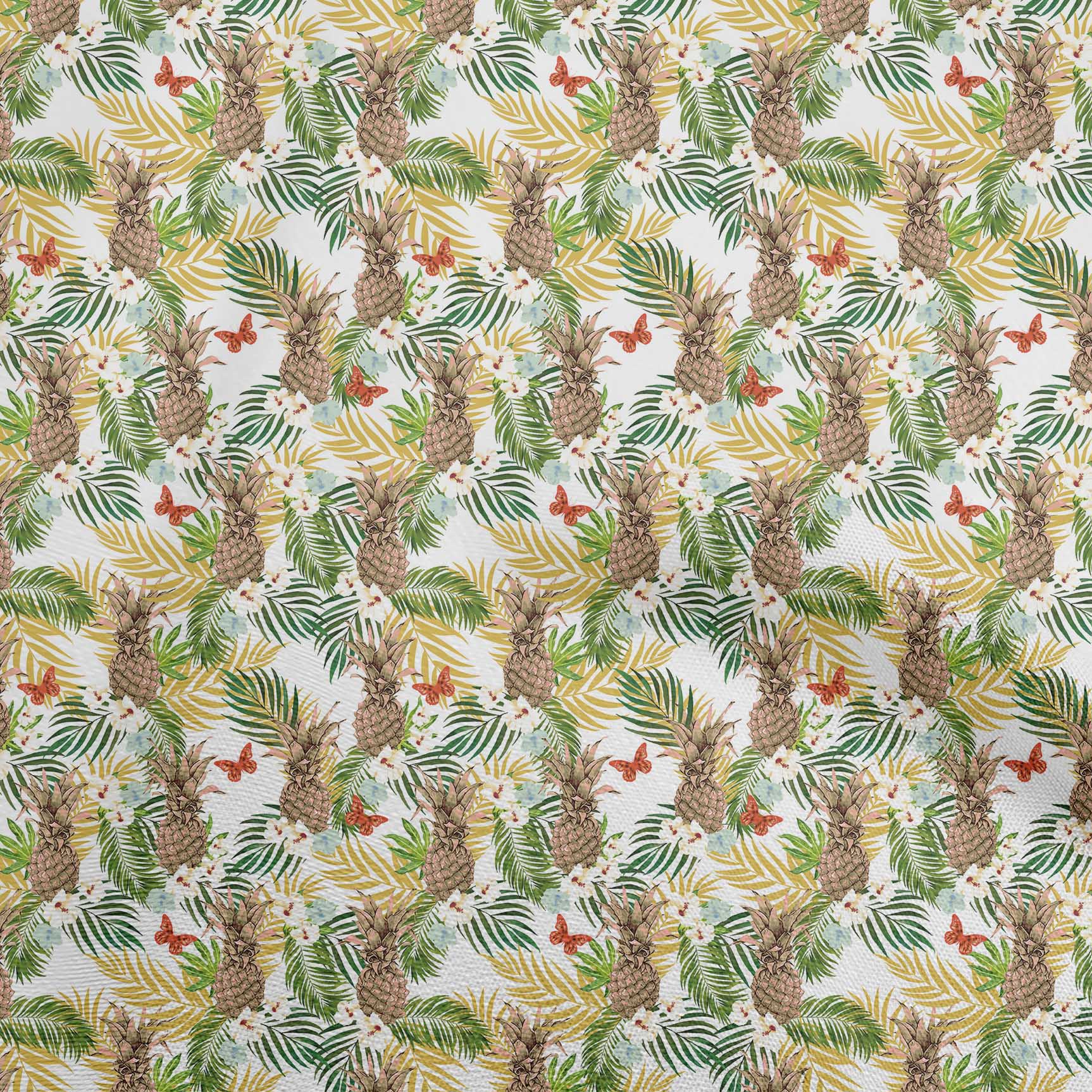 

OneOone Cotton Flex Темно-пурпурова тканина Тропічна тканина для пошиття друкованої тканини для рукоділля у дворі 40 дюймів 42 Inch Wide - Viscose Chiffon білий