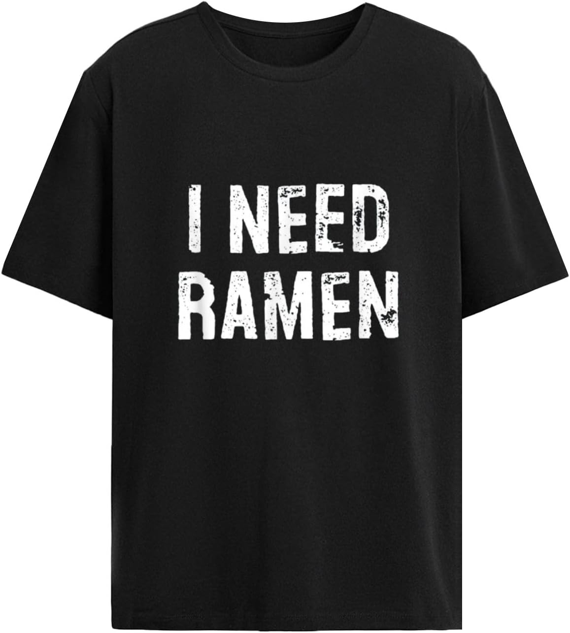 Powered by Ramen 1pcs t Shirts Set Men Casual S