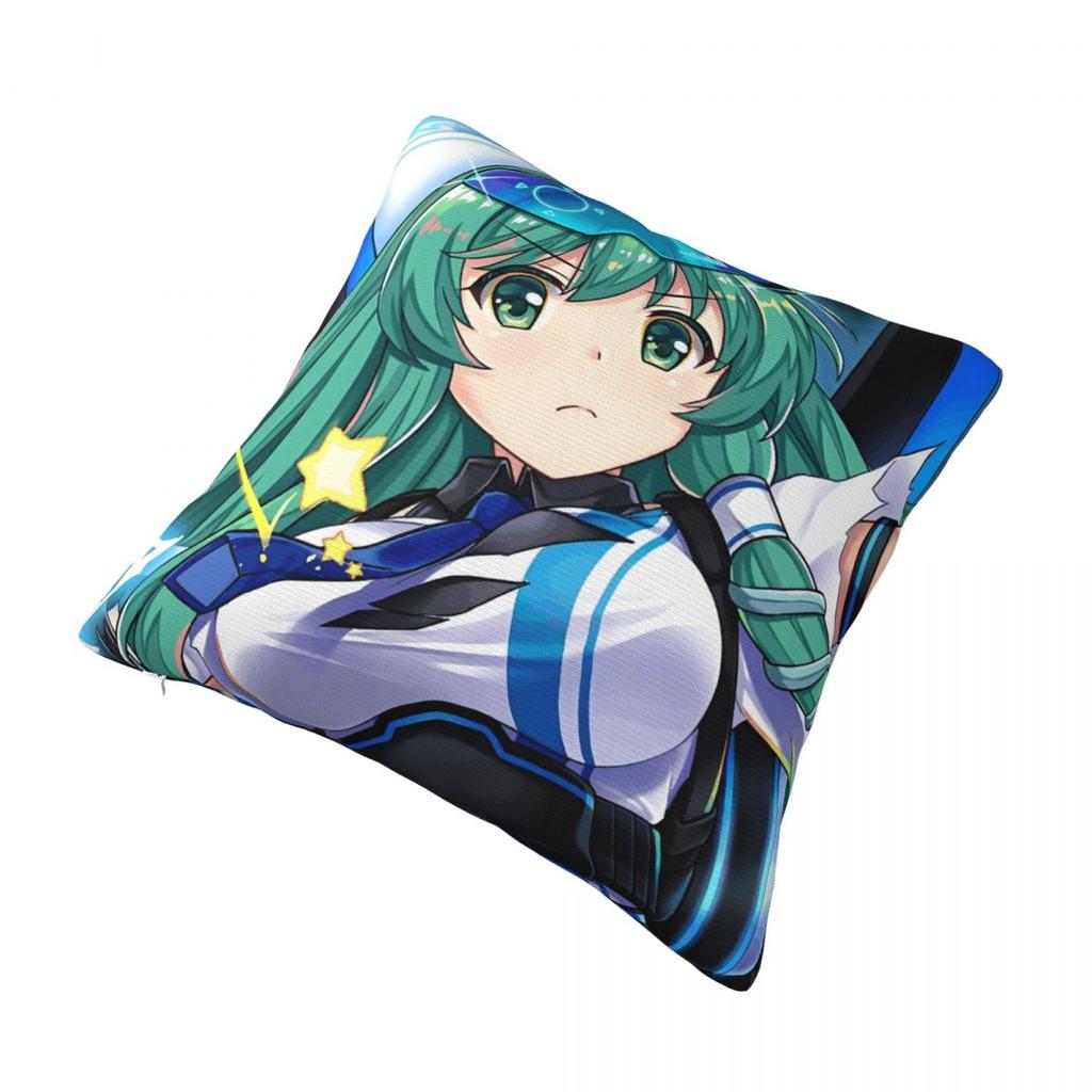 Kochiya Sanae Anime Manga Pillow Cover Vintage Pillow Case For Chair Sofa Home Decoration Cushion Cover Polyester Pillowcases