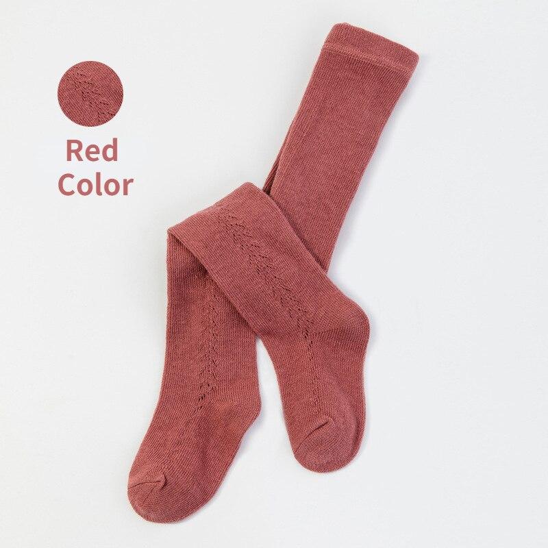 Španělsko Dívčí Punčocha Jaro Léto Upnuté Batole Dětské Duté Kojenecké Žebrované punčochové kalhoty Miminka Punčocháče