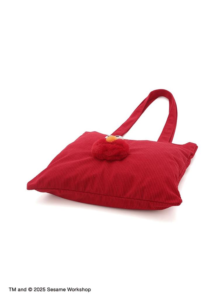 Sesame Street Market COZY HOLIDAY Face Tote Bag SSMUGB256224 Women's Red Free Size
