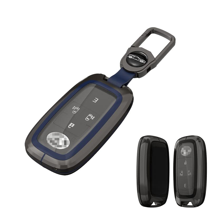 

XRise, Подходит для Toyota, Сборный чехол для ключа из ТПУ, Цинковый металл, Совместим с Toyota Rise, синий